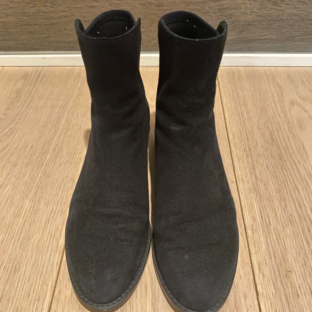Stuart Weitzman Suede Ankle Boots